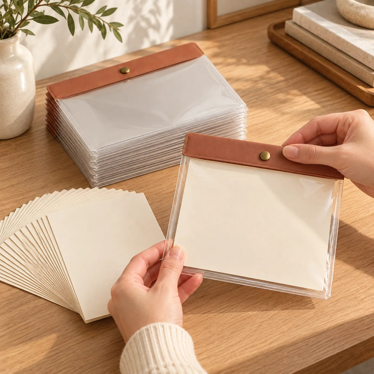 Clear Print Sleeve Set — function