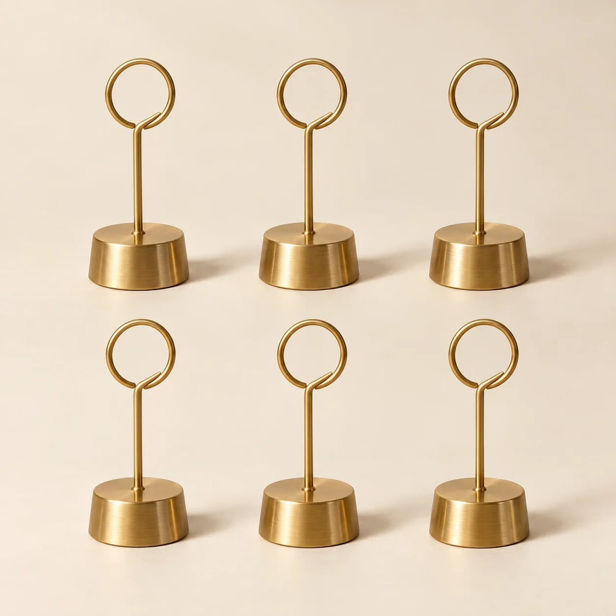 Brass Wire Picture Holder Set — product view
