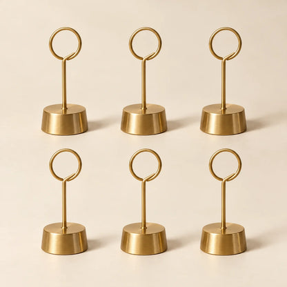 Brass Wire Picture Holder Set — product view