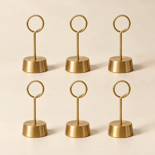 Brass Wire Picture Holder Set — product view