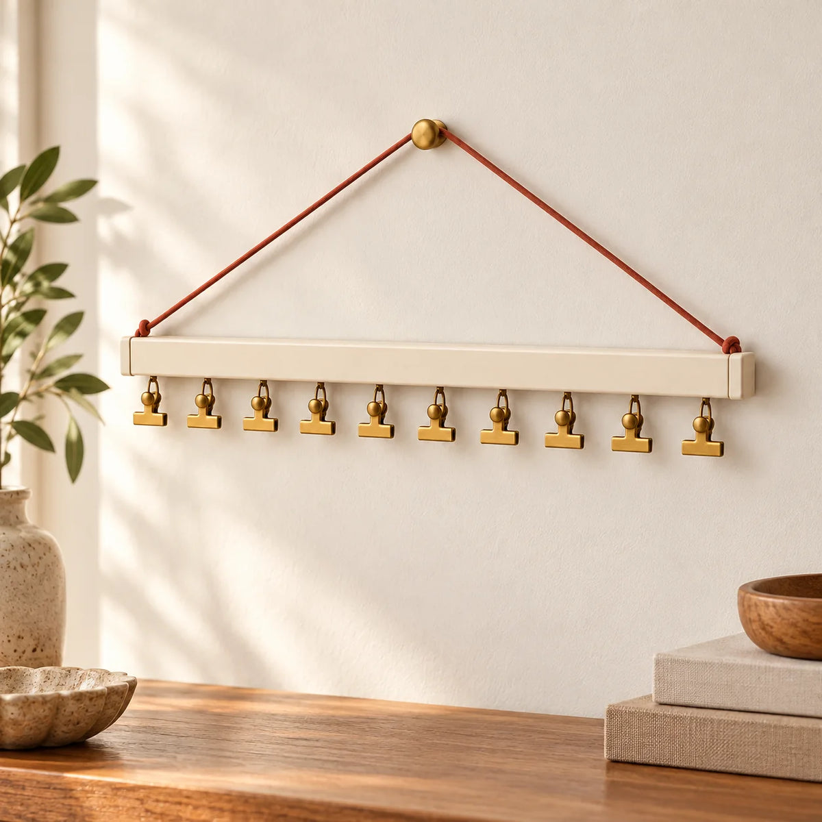 Clip Rail Photo Display — function