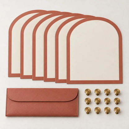 Gallery Wall Spacing Template Kit — package contents