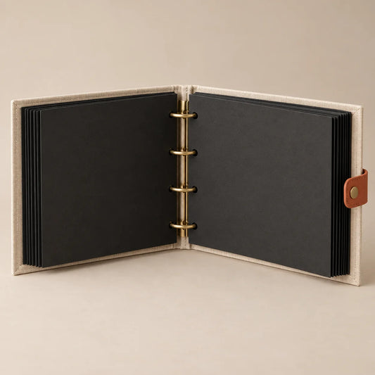 Linen Photo Album with Refillable Pages — product view