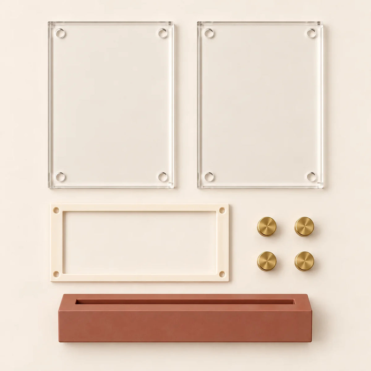Magnetic Photo Display Frame — package contents