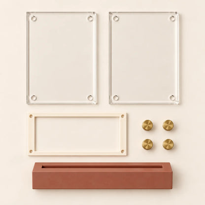 Magnetic Photo Display Frame — package contents