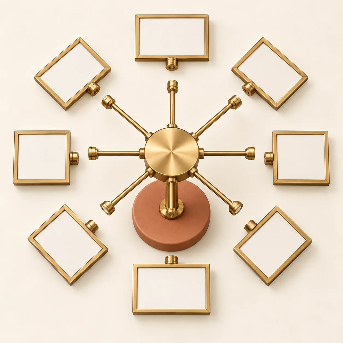 Rotating Photo Display Stand — package contents