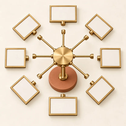Rotating Photo Display Stand — package contents
