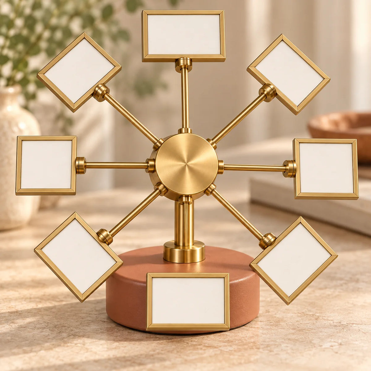 Rotating Photo Display Stand — detail