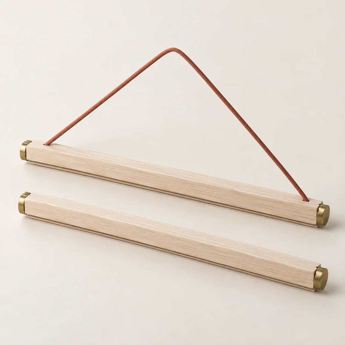 Wood Poster Hanger Rail Set — product view